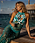 SOLÉA DRESS - Turquoise Vestido Resort Couture Atelier - Imagem 2
