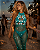 SOLÉA DRESS - Turquoise Vestido Resort Couture Atelier - Imagem 8