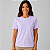 Blusa Lilás Lisa Básica Feminina Algodão - Imagem 2