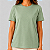 Blusa Verde Natureza Lisa Básica Feminina Algodão - Imagem 1