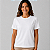 Blusa Branca Lisa Básica Feminina Algodão - Imagem 3