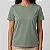 Blusa Verde Oliva Lisa Básica Feminina Algodão - Imagem 1
