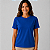 Blusa Azul Royal Lisa Básica Feminina Algodão - Imagem 2