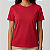 Blusa Vermelha Lisa Básica Feminina Algodão - Imagem 1