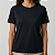 Blusa Preta Lisa Básica Feminina Algodão - Imagem 1
