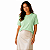 Blusa Verde Sereno Lisa Básica Feminina Algodão - Imagem 2