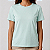 Blusa Turquesa Claro Lisa Básica Feminina Algodão - Imagem 1