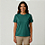 Blusa Verde Turquesa Escuro Lisa Básica Feminina Algodão - Imagem 1