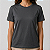 Blusa Grafite Lisa Básica Feminina Algodão - Imagem 1