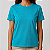 Blusa Azul Céu Lisa Básica Feminina Algodão - Imagem 1
