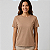 Blusa Nude Lisa Básica Feminina Algodão - Imagem 2