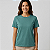 Blusa Verde Palmeira Lisa Básica Feminina Algodão - Imagem 2