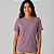 Blusa Malva Lisa Básica Feminina Algodão - Imagem 3
