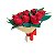 Caixa Buquê de Papel Artesanal com Rosas - Imagem 1