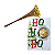 Cartão Natal “Ho Ho Ho” com Blister - Imagem 2