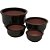 CJ. DE VASOS VIETNAMITA PRETO - 4 PCS - Imagem 1