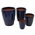 CJ. DE VASOS VIETNAMITA AZUL 4 PCS - Imagem 1
