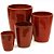 CJ. DE VASOS VIETNAMITA VERMELHO - 4 PCS - Imagem 1