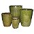 CJ DE VASOS VIETNAMITA VERDE MUSGO - 04 PCS - Imagem 1
