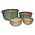 CJ. DE VASOS VIETNAMITA VERDE - 4 PCS - Imagem 1