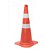 Cone para Sinalização Laraja/Branco Plastcor - Imagem 1