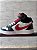 Nike Air Force 1 White Red Black Cano Alto - Imagem 1