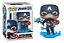FUNKO POP!: MARVEL AVENGERS ENDGAME - CAPTAIN AMERICA #573 (ORIGINAL) - CX DE ACRÍLICO - Imagem 1