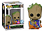 FUNKO POP!: MARVEL STUDIOS - I AM GROOT - GROOT WITH CHEESE PUFFS #1196 (ORIGINAL) - Imagem 1