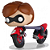 FUNKO POP! - INCREDIBLES 2 - RIDES ELASTIGIRL ON ELASTICYCLE #45 (ORIGINAL) - Imagem 3