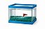 Aquario Beta Retangular Com Pedras 3 L - Imagem 1