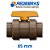 Válvula Esfera Pvc Iso/din 85mm Tigre Ptfe Epdm - Imagem 2