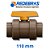 Válvula Esfera Pvc Iso/din 110mm Tigre Ptfe Epdm - Imagem 2