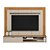 PAINEL HOME 182CM LUGANO NATURE/OFF WHITE LINEA BRASIL - Imagem 1