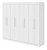 ROUPEIRO 8 PTS ANDARA SOFT BRANCO LOPAS - Imagem 1