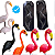 kit 3 formas abs flamingo e garça e mini flamingo para gesso e cimento - Imagem 8