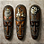 forma 3d mascara tribal carranca kit 3 molde 50 x 14 cm - Imagem 2