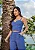 Conjunto Feminino Cropped e Calça Azul Tijuca - Via Sampa - Imagem 1