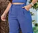 Conjunto Feminino Cropped e Calça Azul Tijuca - Via Sampa - Imagem 3