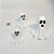 Kit 4 Fantasmas Decorativos 3D - Imagem 2