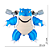 Boneco Blastoise em Impressão 3D - Imagem 4