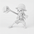 Boneco Esqueleto Anime com Chapéu de Palha Impressão 3D - Imagem 1
