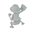 Boneco Esqueleto Anime com Chapéu de Palha Impressão 3D - Imagem 2