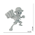 Boneco Esqueleto Anime com Chapéu de Palha Impressão 3D - Imagem 4