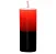 Vela - 21 dias Vermelho e Preto 1.8kg - Imagem 1