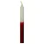 Vela - Palito Branco e Vermelho 15 unidades - 19cm - Imagem 1