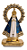 Imagem - Nossa Senhora Aparecida –  Para Painel Do Carro Com Fita Dupla Face – 5cm - Imagem 1