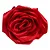 Rosa de Cabelo Vermelha para Pomba Gira em Cetim - Imagem 1