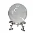 Bola de Cristal Pequena Base Prata – 6cm - Imagem 1