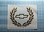 ADESIVO EM "DTF UV" - CHEVROLET - LOGO LAUREADO - Imagem 2