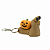 Chaveiro Lesma Halloween Divertido - Imagem 1